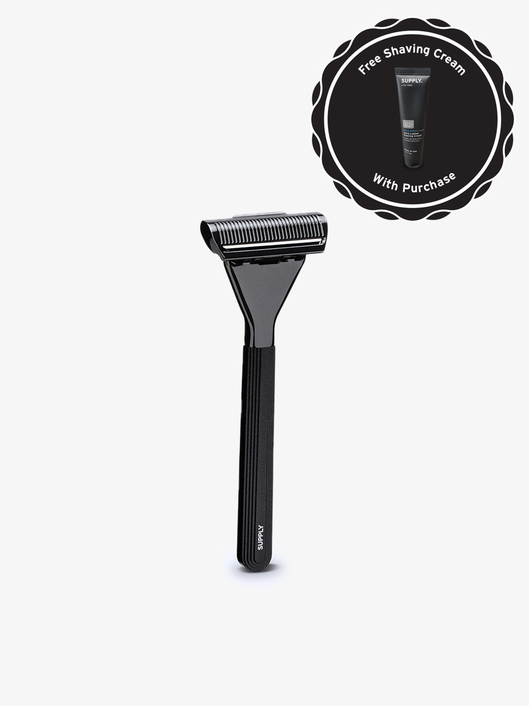 Image of Father's Day Gift With Purchase offer with the Max Single Edge SE and Shaving Cream