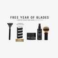 Single Edge MAX Starter Set + Free Year of Blades - Shaving Bundle